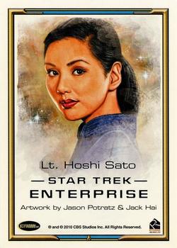 2010 Rittenhouse The Women of Star Trek - ArtiFex #NNO Lt. Hoshi Sato Back