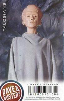 2018 Dave & Buster's Star Trek Villains - Limited Edition Foil #DB18000101006 Talosians Back