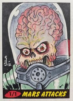 2012 Topps Mars Attacks Heritage - Sketch Artists #NNO Jamie Snell Front