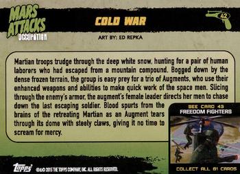 2015 Topps Mars Attacks Occupation #42 Cold War Back
