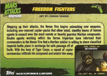 2015 Topps Mars Attacks Occupation #43 Freedom Fighters Back