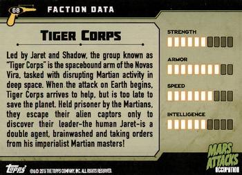 2015 Topps Mars Attacks Occupation #68 Tiger Corps Back