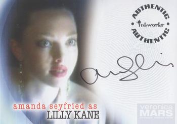 2006 Inkworks Veronica Mars Season 1 - Autographs #A-6 Amanda Seyfried Front