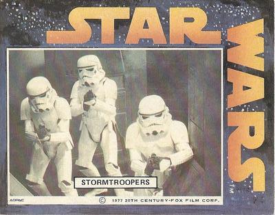 1977 General Mills Star Wars Stickers #NNO Stormtroopers Front