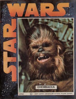 1977 General Mills Star Wars Stickers #NNO Chewbacca Front