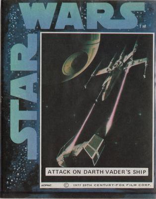 1977 General Mills Star Wars Stickers #NNO Attack on Darth Vader's Ship Front