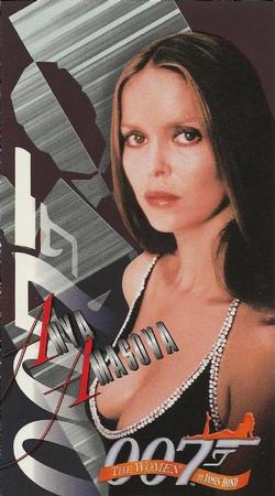1998 Inkworks The Women of James Bond - Bond's Best #B2 Barbara Bach as Major Anya Amasova Front