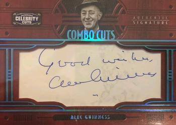 2008 Donruss Americana Celebrity Cuts - Combo Cuts #CC-GF Alec Guinness / Carrie Fisher Front