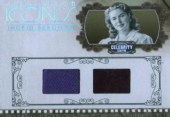 2008 Donruss Americana Celebrity Cuts - Hollywood Icons Combo Materials #HI-IB Ingrid Bergman Front