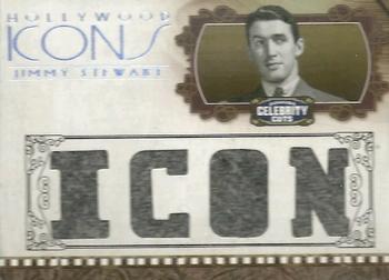 2008 Donruss Americana Celebrity Cuts - Hollywood Icons Quad Materials Die Cuts Icon #HI-JS Jimmy Stewart Front