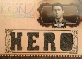 2008 Donruss Americana Celebrity Cuts - Hollywood Icons Quad Materials Die Cuts Hero #HI-JS Jimmy Stewart Front