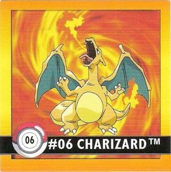 1999 Artbox Pokemon Stickers Series 1 #6 Charizard Front