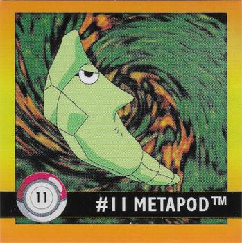 1999 Artbox Pokemon Stickers Series 1 #11 Metapod Front