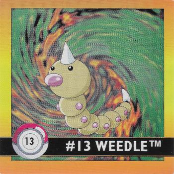 1999 Artbox Pokemon Stickers Series 1 #13 Weedle Front