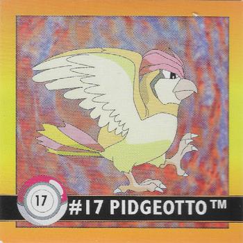 1999 Artbox Pokemon Stickers Series 1 #17 Pidgeotto Front