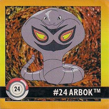 1999 Artbox Pokemon Stickers Series 1 #24 Arbok Front