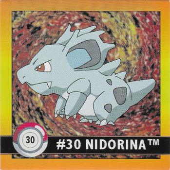 1999 Artbox Pokemon Stickers Series 1 #30 Nidorina Front
