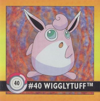 1999 Artbox Pokemon Stickers Series 1 #40 Wigglytuff Front