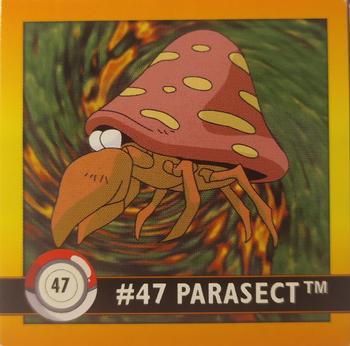 1999 Artbox Pokemon Stickers Series 1 #47 Parasect Front