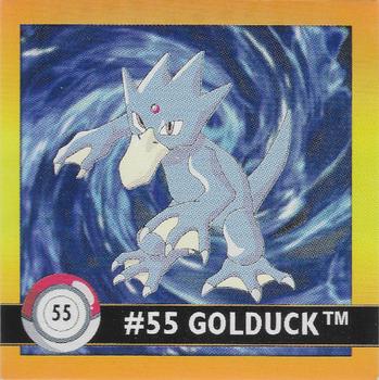 1999 Artbox Pokemon Stickers Series 1 #55 Golduck Front