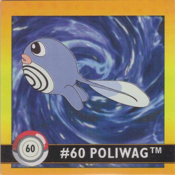 1999 Artbox Pokemon Stickers Series 1 #60 Poliwag Front