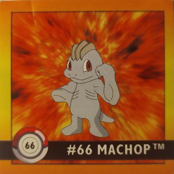 1999 Artbox Pokemon Stickers Series 1 #66 Machop Front