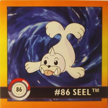 1999 Artbox Pokemon Stickers Series 1 #86 Seel Front