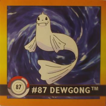 1999 Artbox Pokemon Stickers Series 1 #87 Dewgong Front