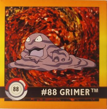 1999 Artbox Pokemon Stickers Series 1 #88 Grimer Front