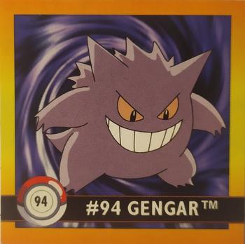 1999 Artbox Pokemon Stickers Series 1 #94 Gengar Front
