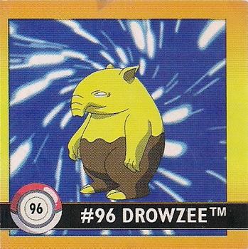 1999 Artbox Pokemon Stickers Series 1 #96 Drowzee Front