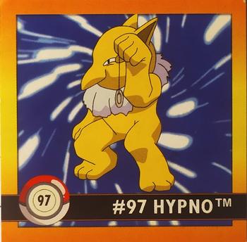 1999 Artbox Pokemon Stickers Series 1 #97 Hypno Front