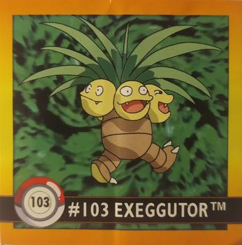 1999 Artbox Pokemon Stickers Series 1 #103 Exeggutor Front