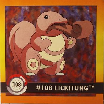 1999 Artbox Pokemon Stickers Series 1 #108 Lickitung Front
