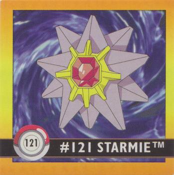 1999 Artbox Pokemon Stickers Series 1 #121 Starmie Front