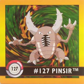 1999 Artbox Pokemon Stickers Series 1 #127 Pinsir Front
