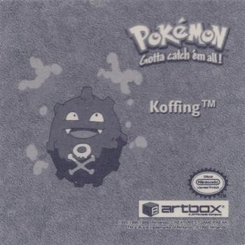 1999 Artbox Pokemon Stickers Series 1 #PR29 Koffing Back