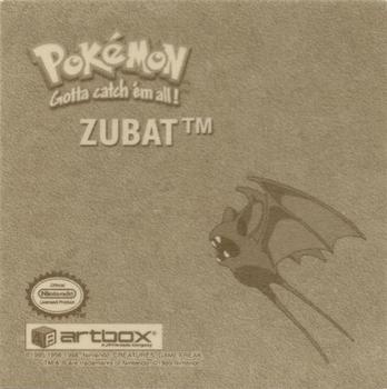 1999 Artbox Pokemon Stickers Series 1 #G15 Zubat Back