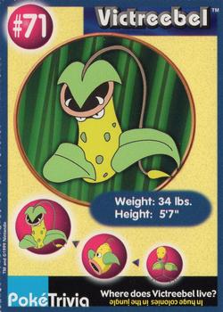 1999 Burger King Pokemon #71 Victreebel Front