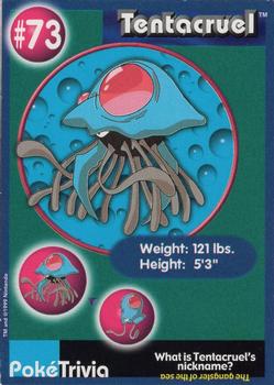 1999 Burger King Pokemon #73 Tentacruel Front