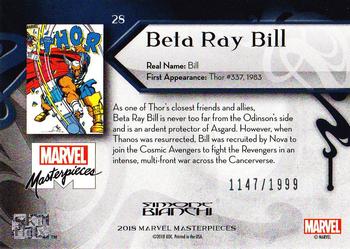 2018 Upper Deck Marvel Masterpieces #28 Beta Ray Bill Back