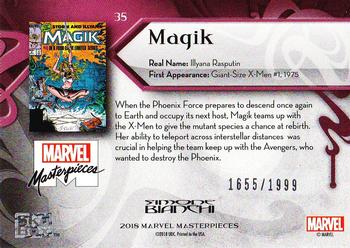 2018 Upper Deck Marvel Masterpieces #35 Magik Back