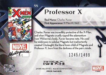 2018 Upper Deck Marvel Masterpieces #58 Professor X Back