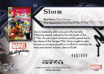 2018 Upper Deck Marvel Masterpieces #67 Storm Back