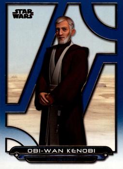 2018 Topps Star Wars: Galactic Files - Blue #REB-37 Obi-Wan Kenobi Front