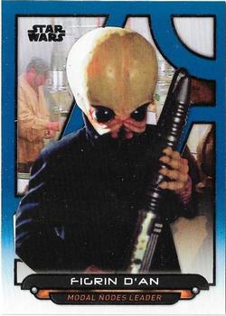2018 Topps Star Wars: Galactic Files - Blue #ANH-36 Figrin D'an Front
