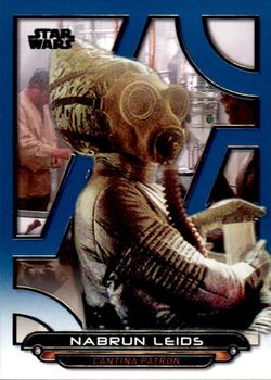 2018 Topps Star Wars: Galactic Files - Blue #ANH-39 Nabrun Leids Front
