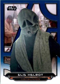 2018 Topps Star Wars: Galactic Files - Blue #ANH-45 Elis Helrot Front