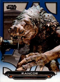 2018 Topps Star Wars: Galactic Files - Blue #ROTJ-23 Rancor Front