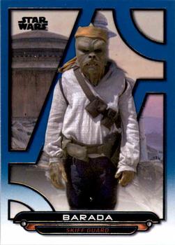 2018 Topps Star Wars: Galactic Files - Blue #ROTJ-30 Barada Front